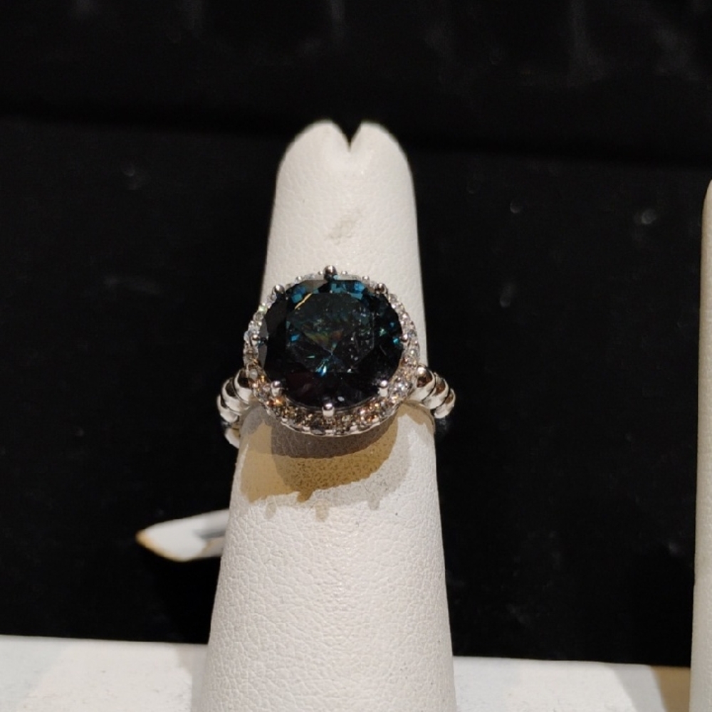 Jtv Bella Luce sterling silver ring NWT